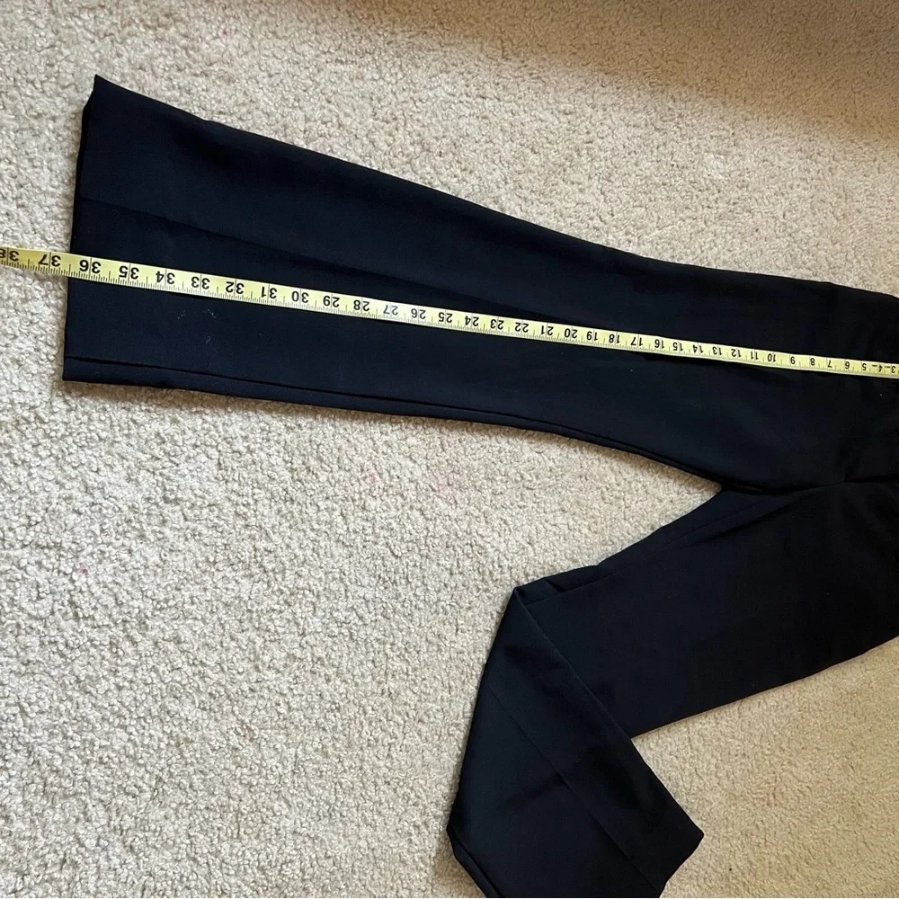 BCX Women Black Mid Rise Skinny Bootcut Flare Slacks  0‎ Office Dress Pants EUC - Picture 10 of 12